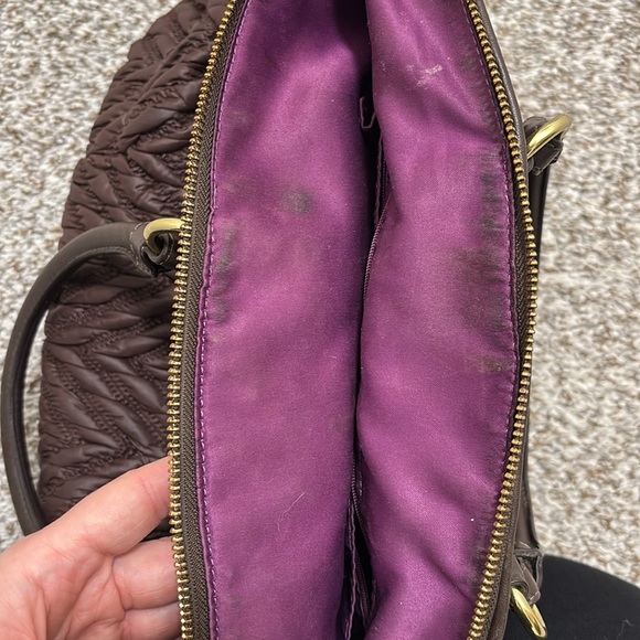 COACH brown Madison quilted bag - Picture 9 of 9